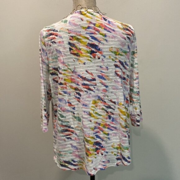 Tribal Multi-Color Sleeved Tee Size Large - Picture 8 of 15